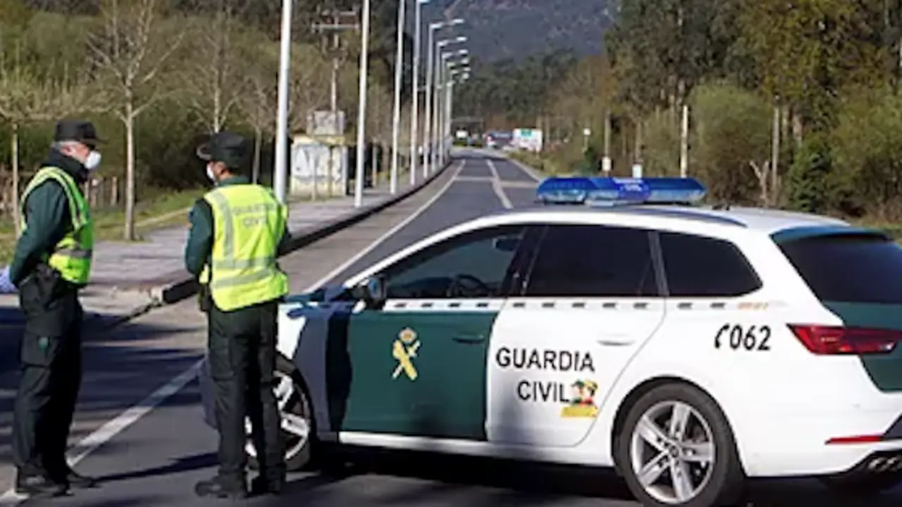 Un control de la Guardia Civil.EFE