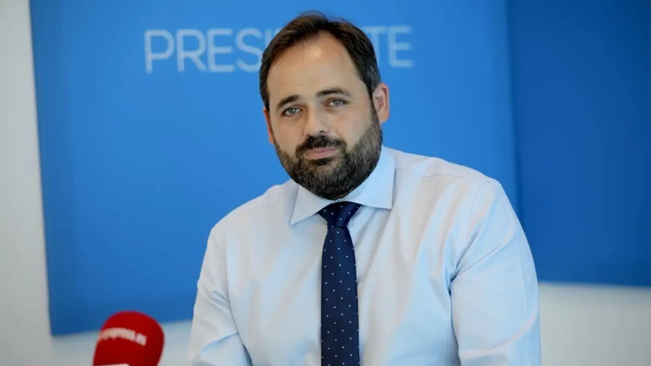 El presidente del PP de Castilla-La Mancha, Paco N&uacute;&ntilde;ez, en entrevista con Europa Press