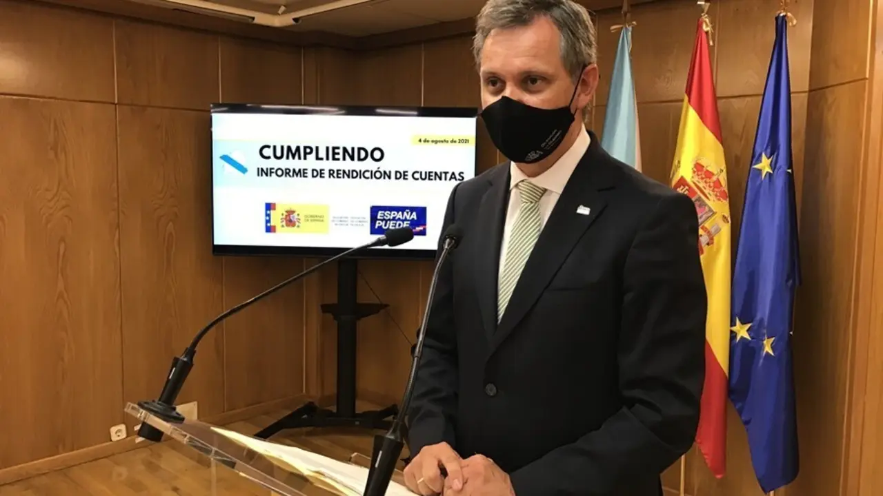 El delegado del Gobierno en Galicia, Jos&eacute; Mi&ntilde;ones, informa de las inversiones del Ejecutivo en la comunidad aut&oacute;noma gallega