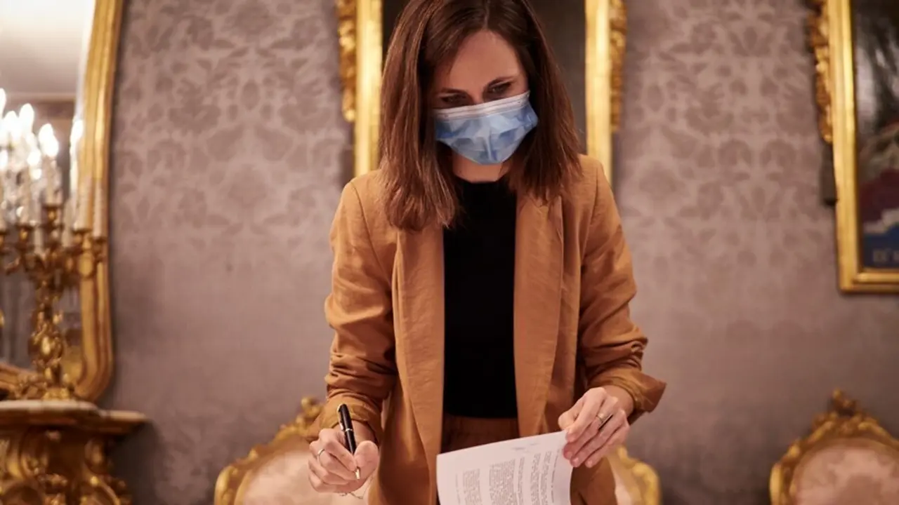 La ministra de Derechos Sociales y Agenda 2030, Ione Belarra