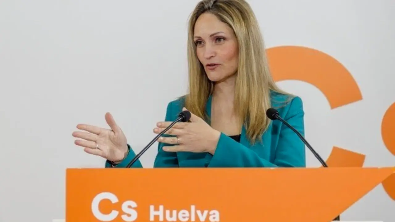 La coordinadora de Cs en Huelva, Mar&iacute;a Ponce.