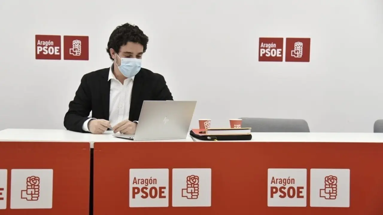 Archivo - Foto de archivo del secretario de Organizaci&oacute;n del PSOE Arag&oacute;n, Dar&iacute;o Villagrasa.