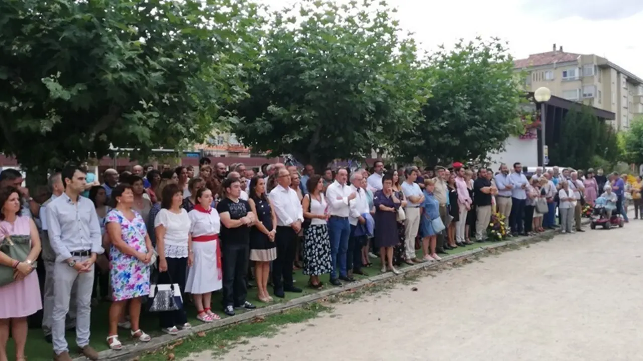 Archivo - Homenaje en Berriozar a Francisco Casanova celebrado el pasado 2019