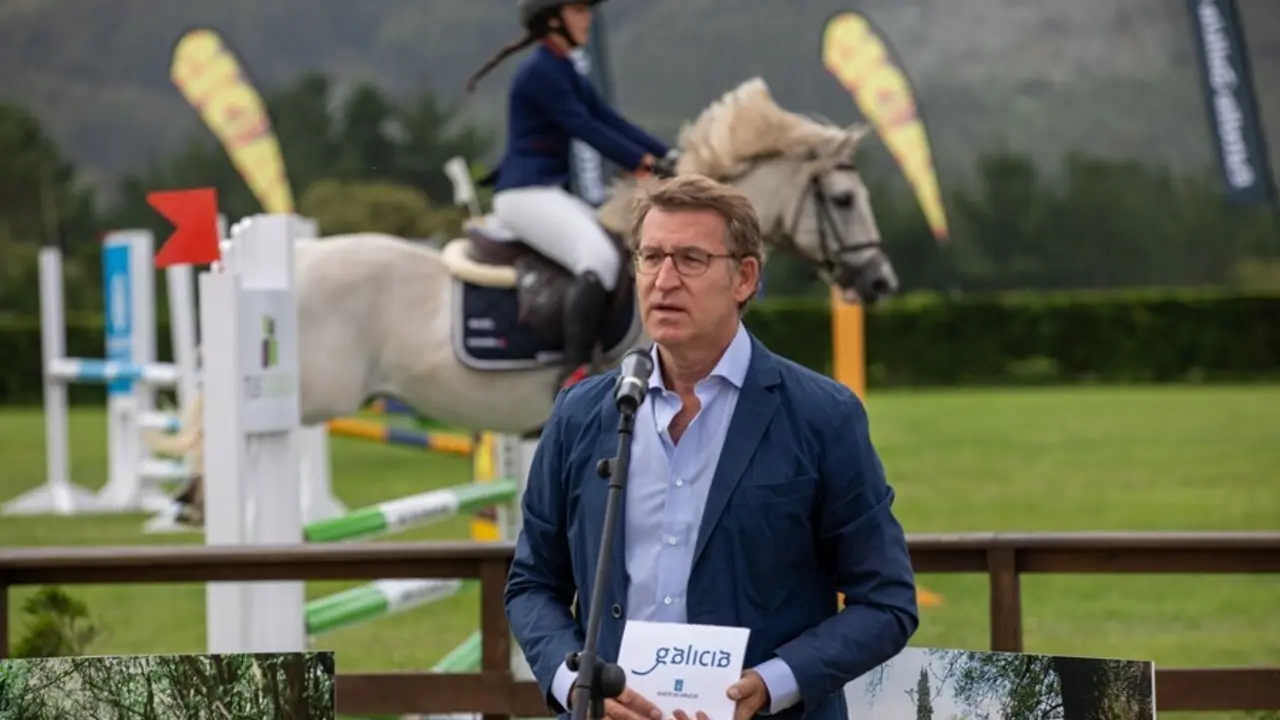 El presidente de la Xunta en Equiocio, en Ferrol.