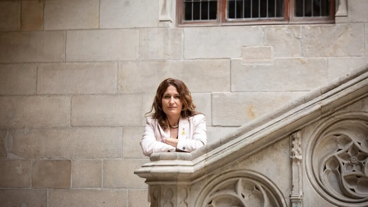 La consellera de Presidencia de la Generalitat, Laura Vilagr&agrave;, en una entrevista de Europa Press.