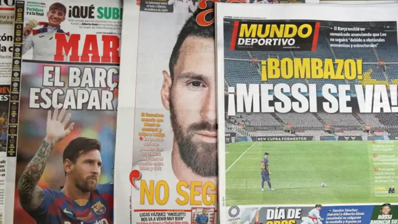 El presidente del Barcelona dice que Messi quer&iacute;a quedarse