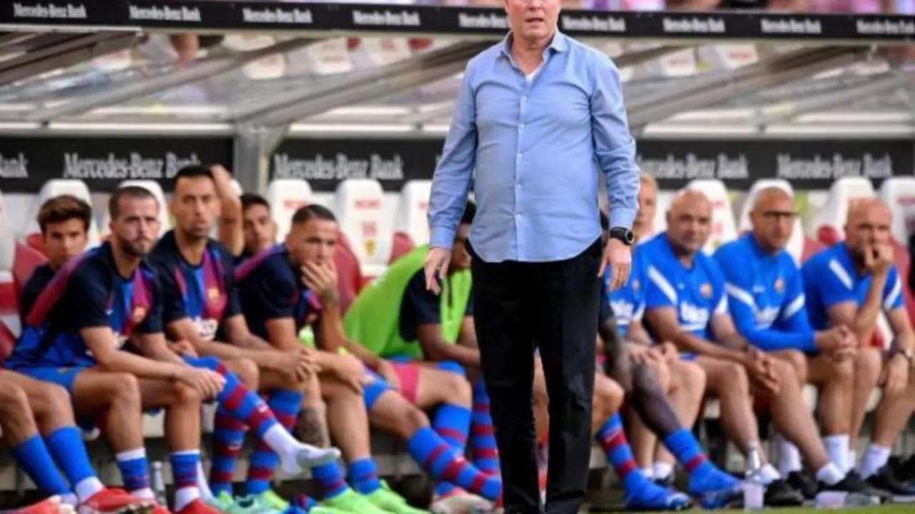 El entrenador del Barcelona, Ronald Koeman. / EFE