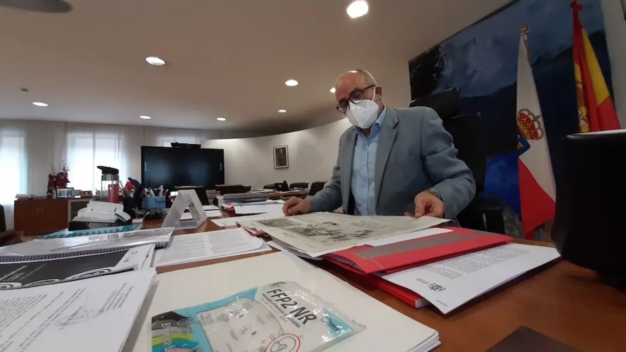 El consejero de Sanidad, Miguel Rodr&iacute;guez. / S. D&Iacute;AZ