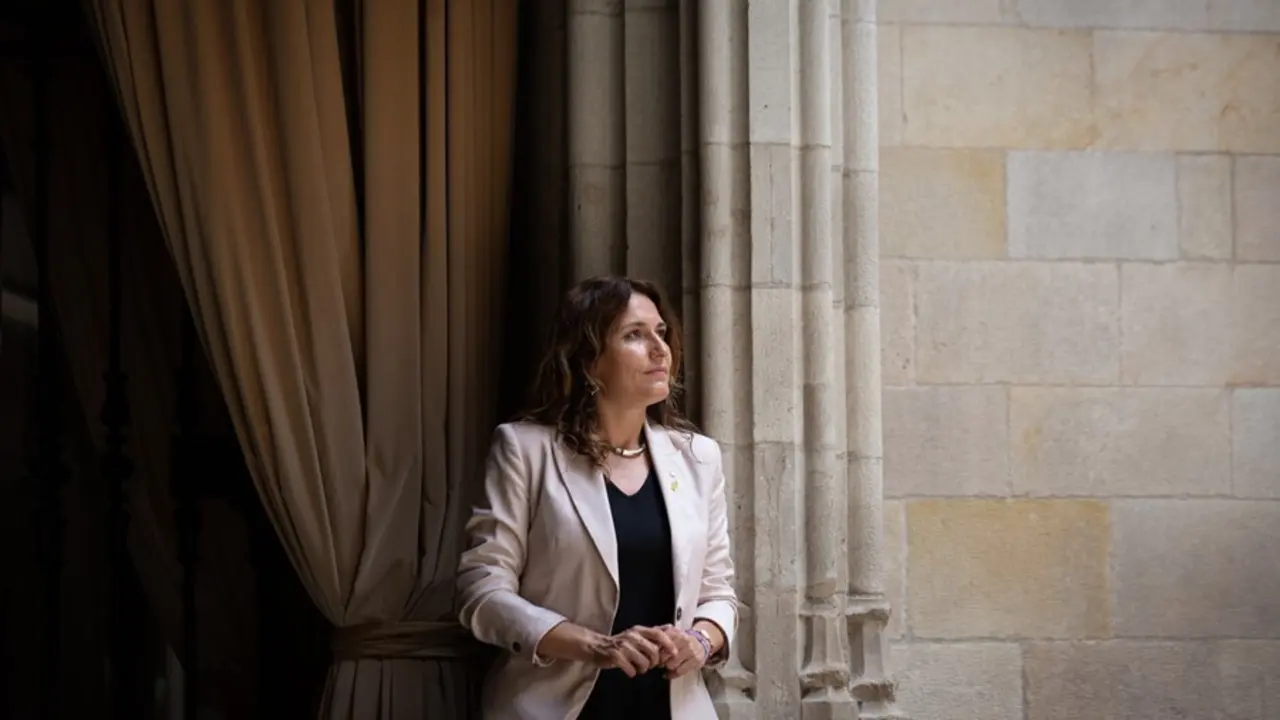 La consellera de Presidencia, Laura Vilagr&agrave;, en una entrevista de Europa Press.