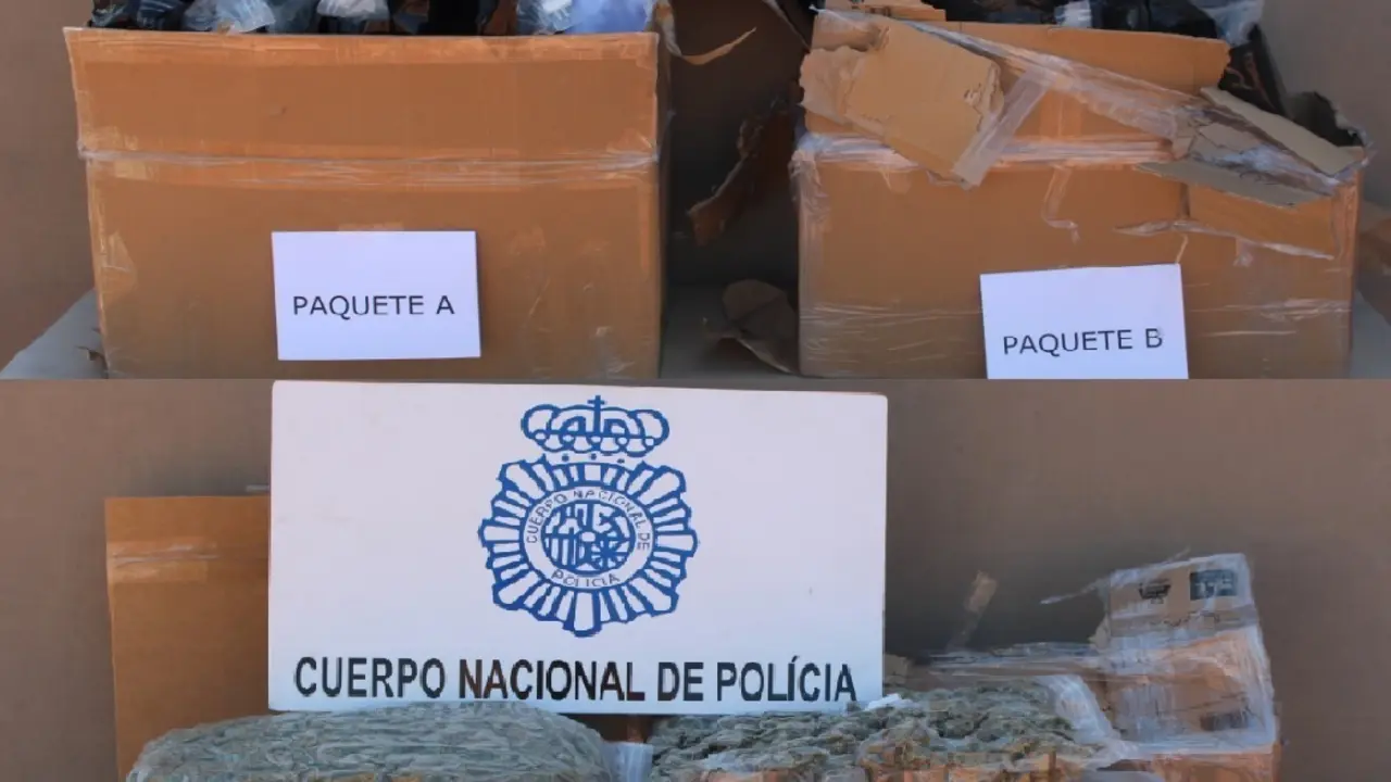 Droga intervenida.