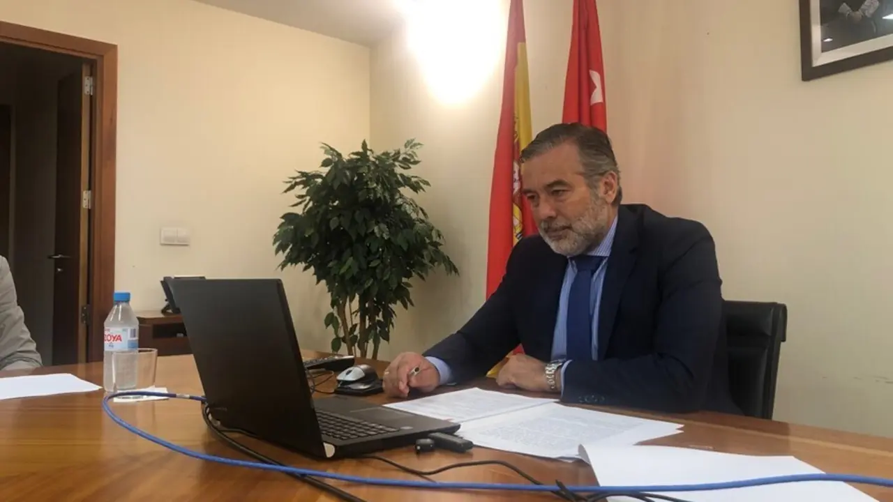 Archivo - El consejero de Presidencia, Justicia e Interior de la Comunidad de Madrid, Enrique L&oacute;pez.