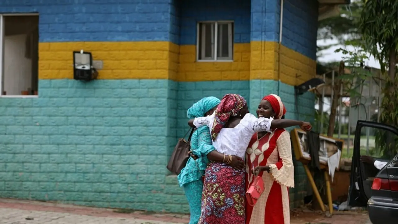 Archivo - Ni&ntilde;as liberadas de Chibok