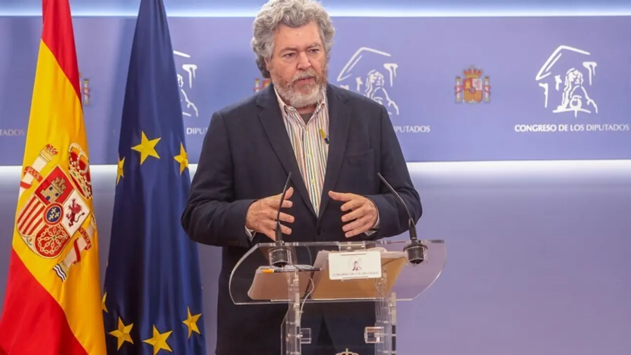 Archivo - El diputado de Unidas Podemos Juantxo L&oacute;pez de Uralde 