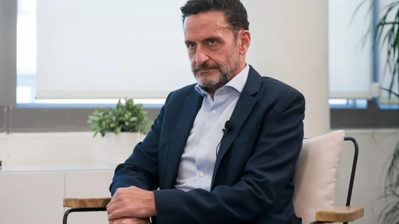 El vicesecretario general y portavoz nacional de Ciudadanos, Edmundo Bal, durante una entrevista para Europa Press en la sede de la agencia, a 5 de agosto de 2021, en Madrid (Espa&ntilde;a).