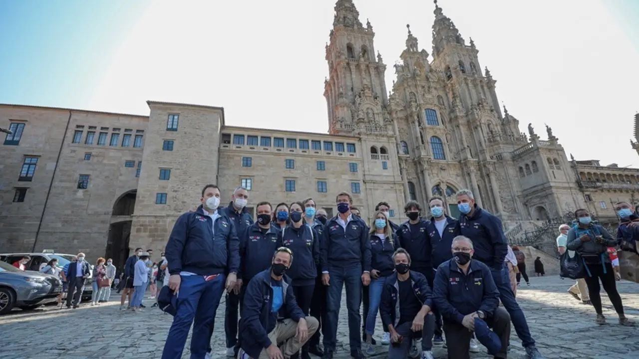 Feij&oacute;o recibe a los chefs de la acci&oacute;n gastron&oacute;mica 'Estrelas no Cami&ntilde;o'.