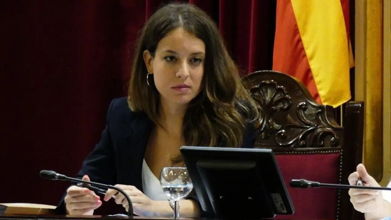 Archivo - La diputada de Unidas Podemos Gloria Santiago