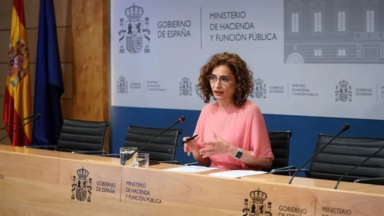 La ministra de Hacienda y Funci&oacute;n P&uacute;blica, Mar&iacute;a Jes&uacute;s Montero, en una imagen de archivo de 2 de agosto. 