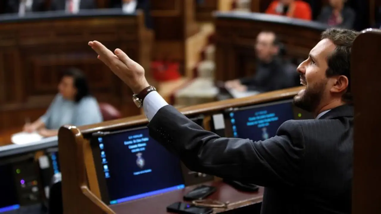 Pablo Casado l&iacute;der del PP.