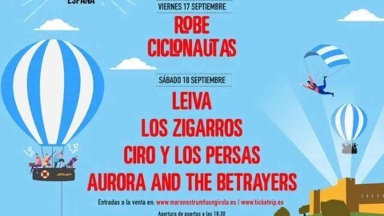 Cartel de Cosqu&iacute;n Rock en Marenostrum Fuengirola