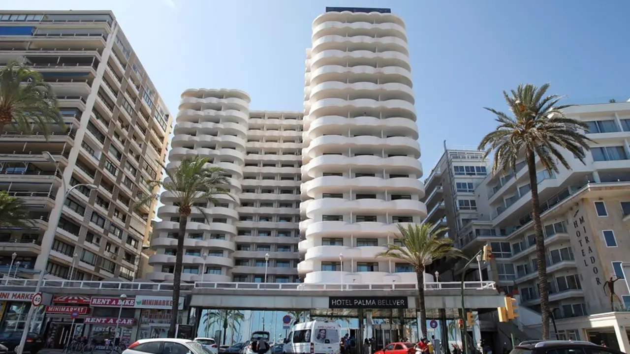 Archivo - Fachada del hotel Palma Bellver.
