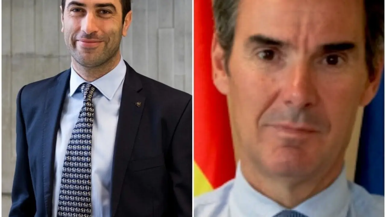Carlos Cuerpo, nuevo secretario general del Tesoro y Financiaci&oacute;n Internacional y Carlos San Basilio, nuevo director Ejecutivo de Estrategia Corporativa del Banco Europeo de Recostrucci&oacute;n y Desarrollo (BERD)