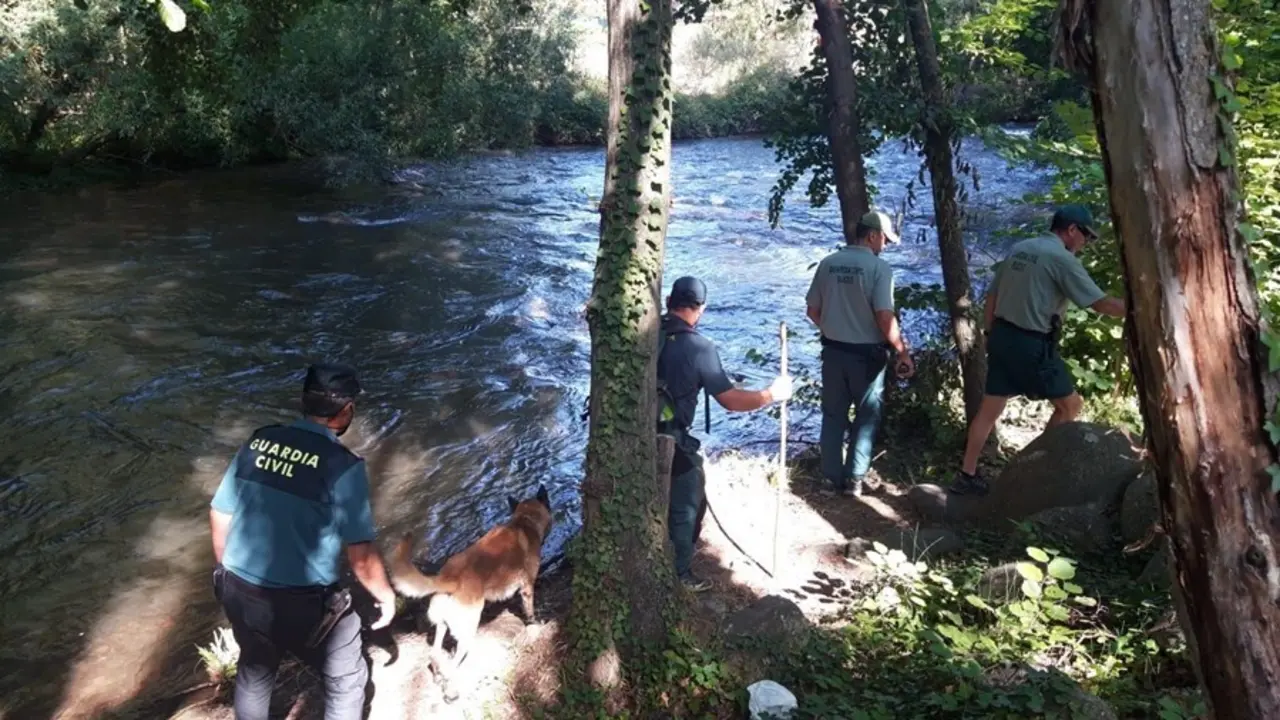 Labores de b&uacute;squeda del vecino de Entrena desaparecido el 29 de julio