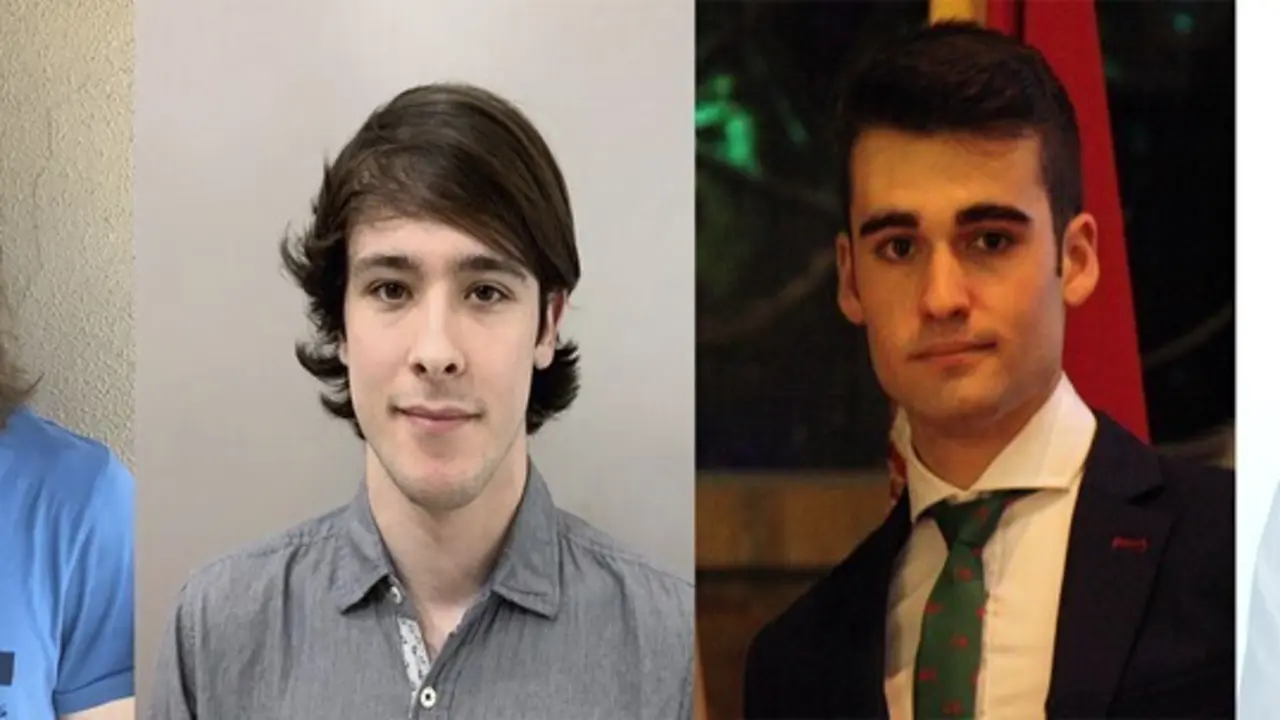 Los estudiantes premiados son Jaime Benabent, Gustavo Roque Collado, Miguel Pineda y David Jim&eacute;nez.