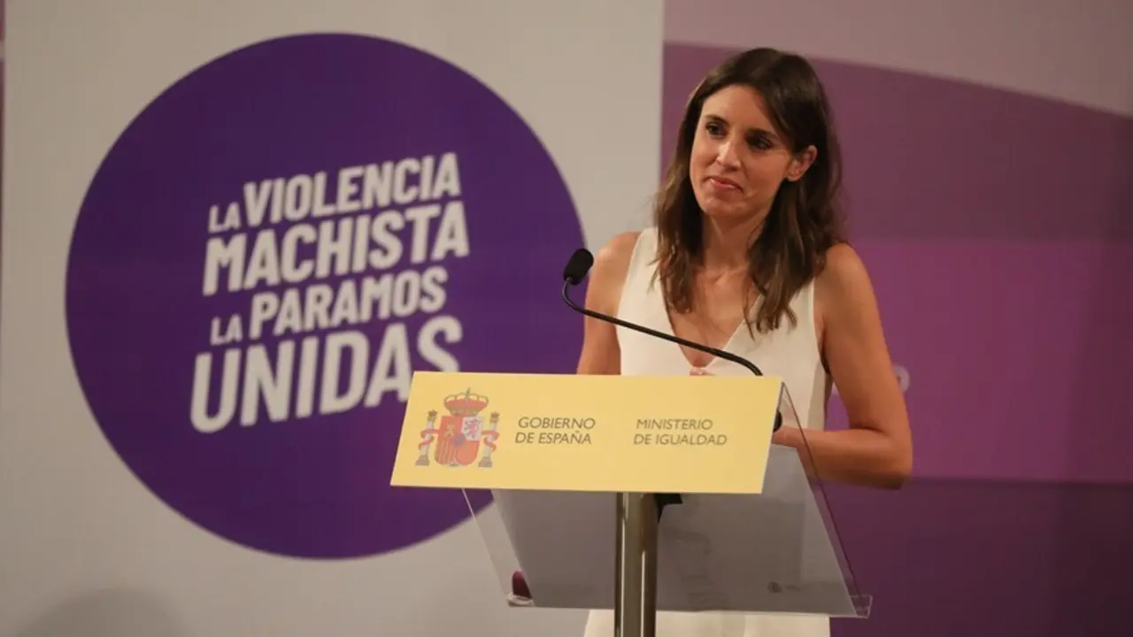 La ministra de Igualdad y dirigente de Podemos, Irene Montero.