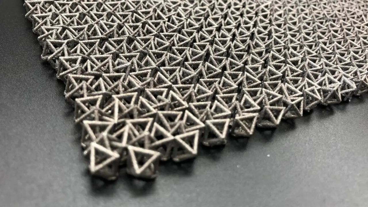 Un material r&iacute;gido/flexible fabricado a base de octaedros entrelazados