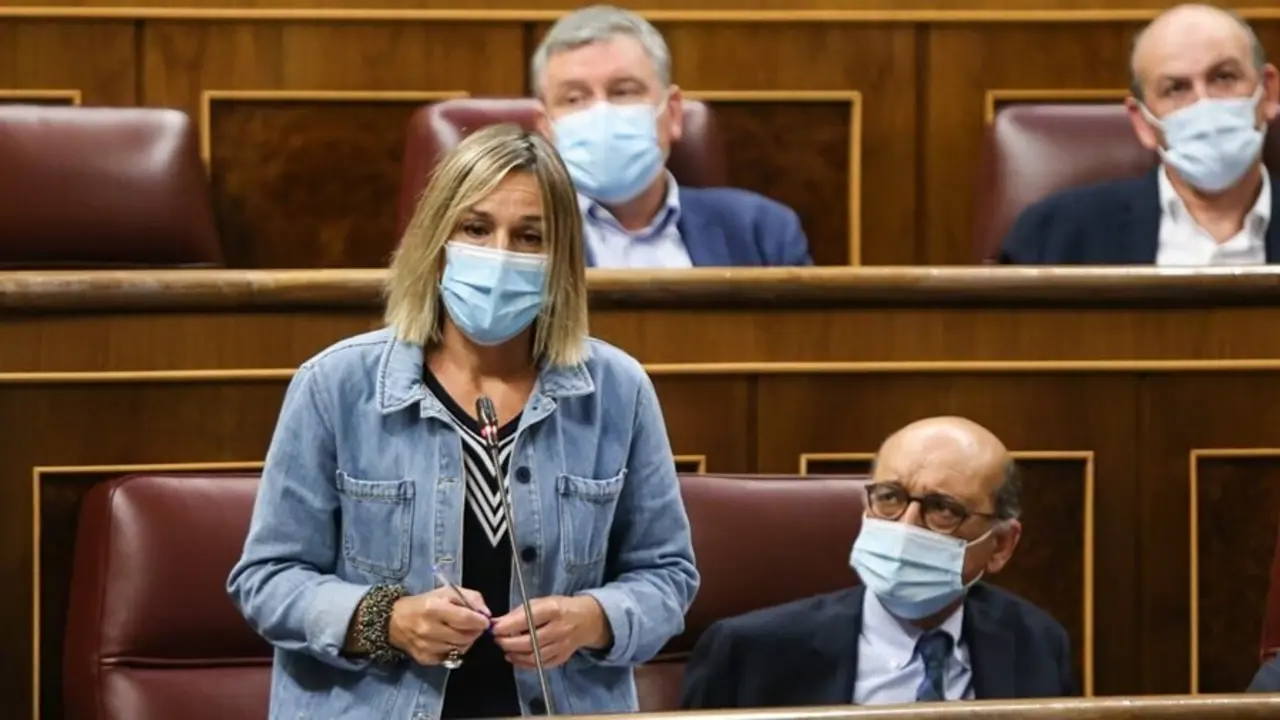 Archivo - La diputada del PNV Idoia Sagastizabal