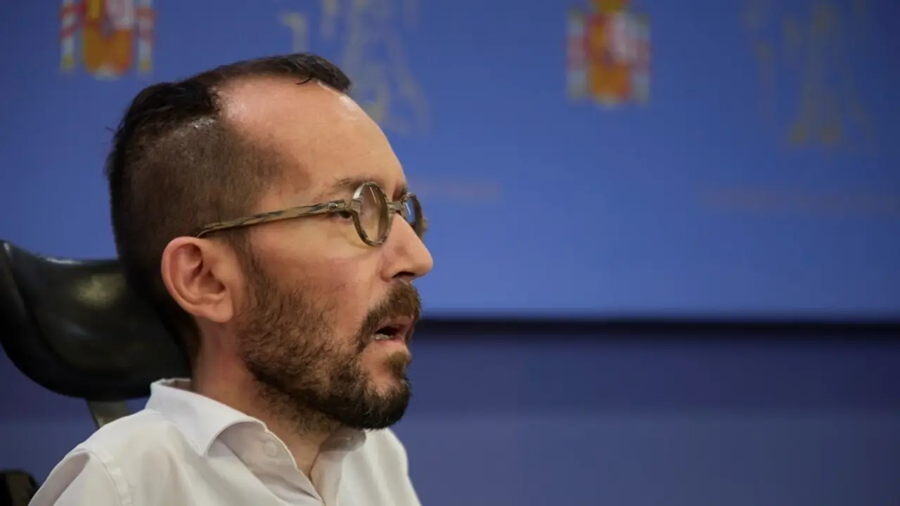 Archivo - El portavoz de Unidas Podemos en el Congreso de los Diputados, Pablo Echenique.