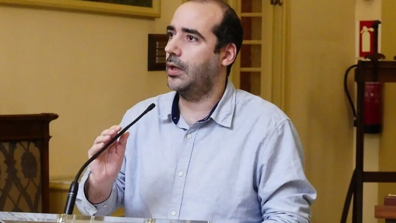 El secretario general y portavoz de Podemos en el Parlament de Baleares, Alejandro L&oacute;pez
