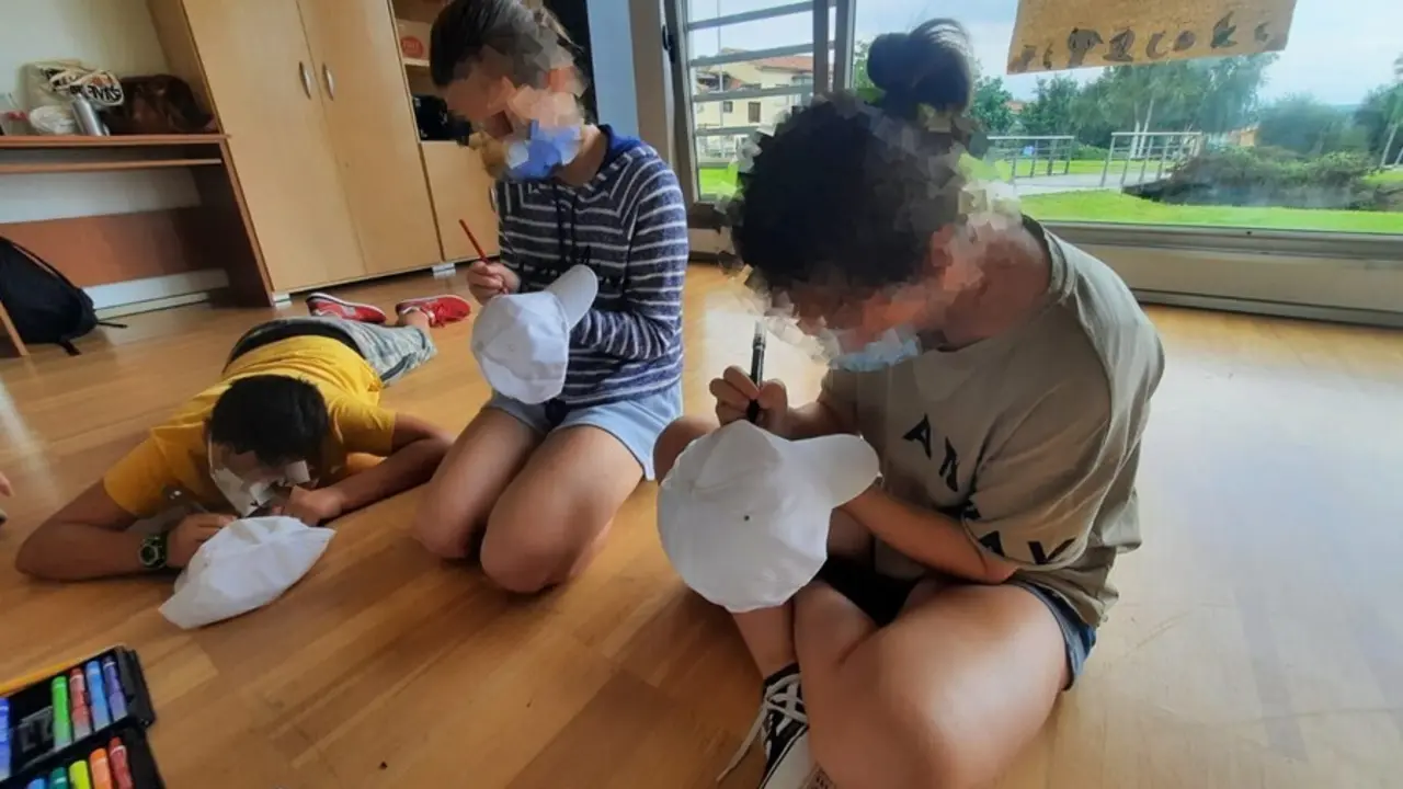Participantes en el campamento de verano de Pi&eacute;lagos