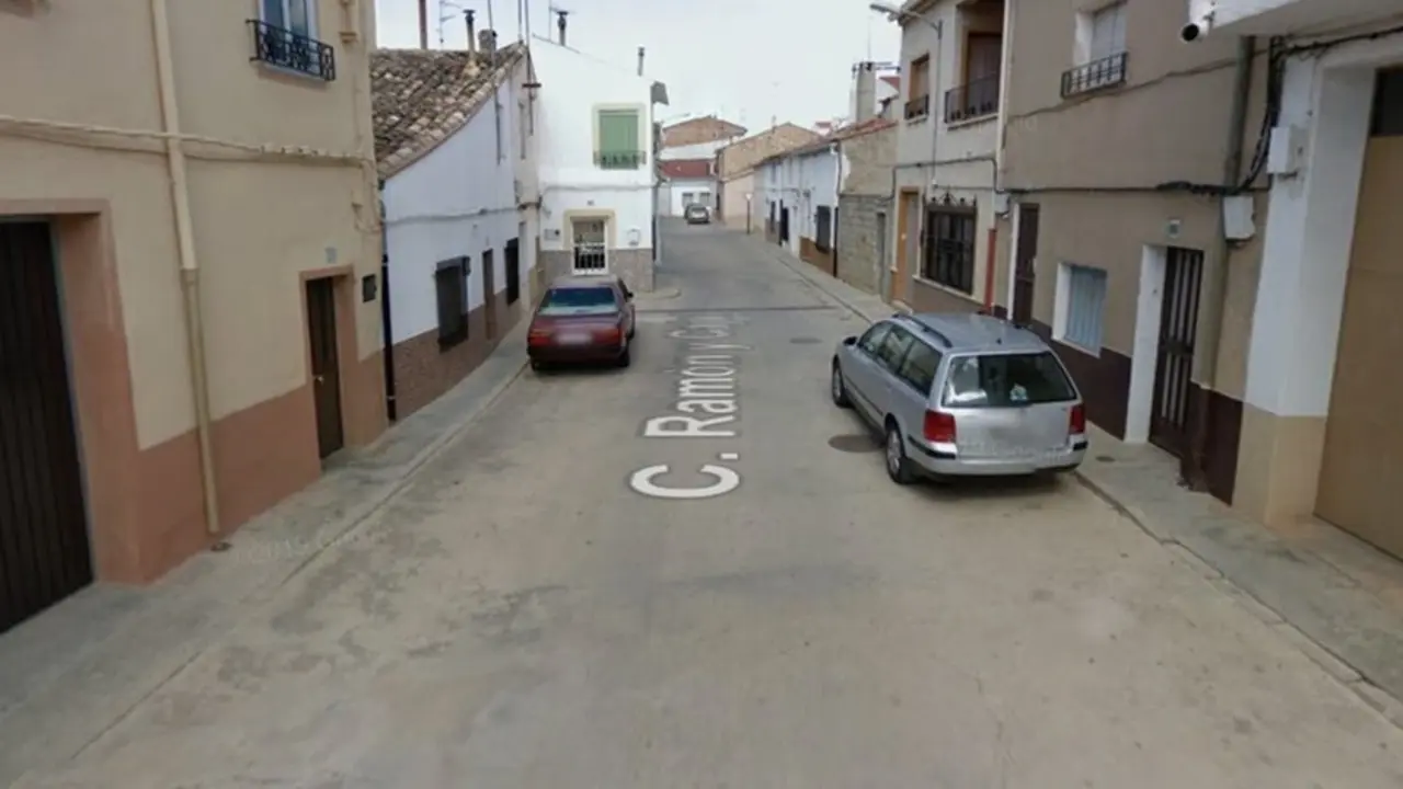 Calle Ram&oacute;n y Cajal de la localidad conquense de Motilla del Palancar
