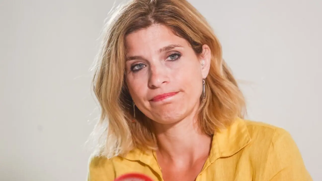La portavoz del PSOE en la Asamblea, Hana Jalloul, durante una entrevista en la sede de la agencia.