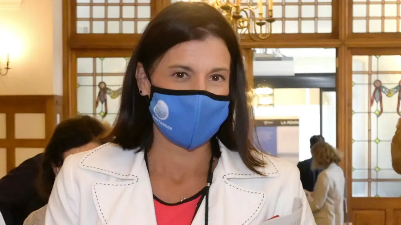 La alcaldesa de Santander, Gema Igual en uno de los eventos de la UIMP de este a&ntilde;o. / ALERTA