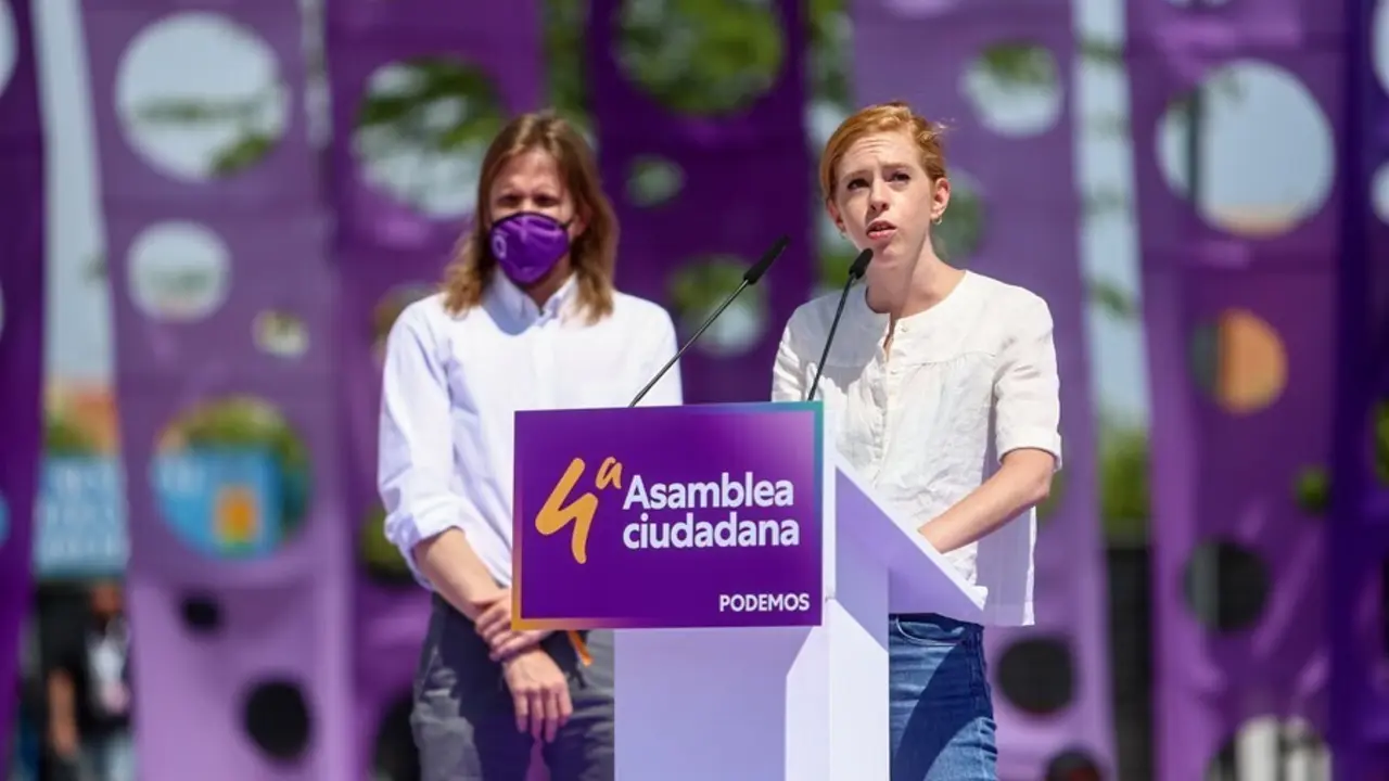 Archivo - La secretaria de Organizaci&oacute;n de Podemos, Lilith Verstrynge en la IV Asamblea Ciudadana Estatal de Podemos, a 12 de junio de 2021, en el Auditorio Parque de Luc&iacute;a de Alcorc&oacute;n, Alcorc&oacute;n, Madrid, (Espa&ntilde;a).