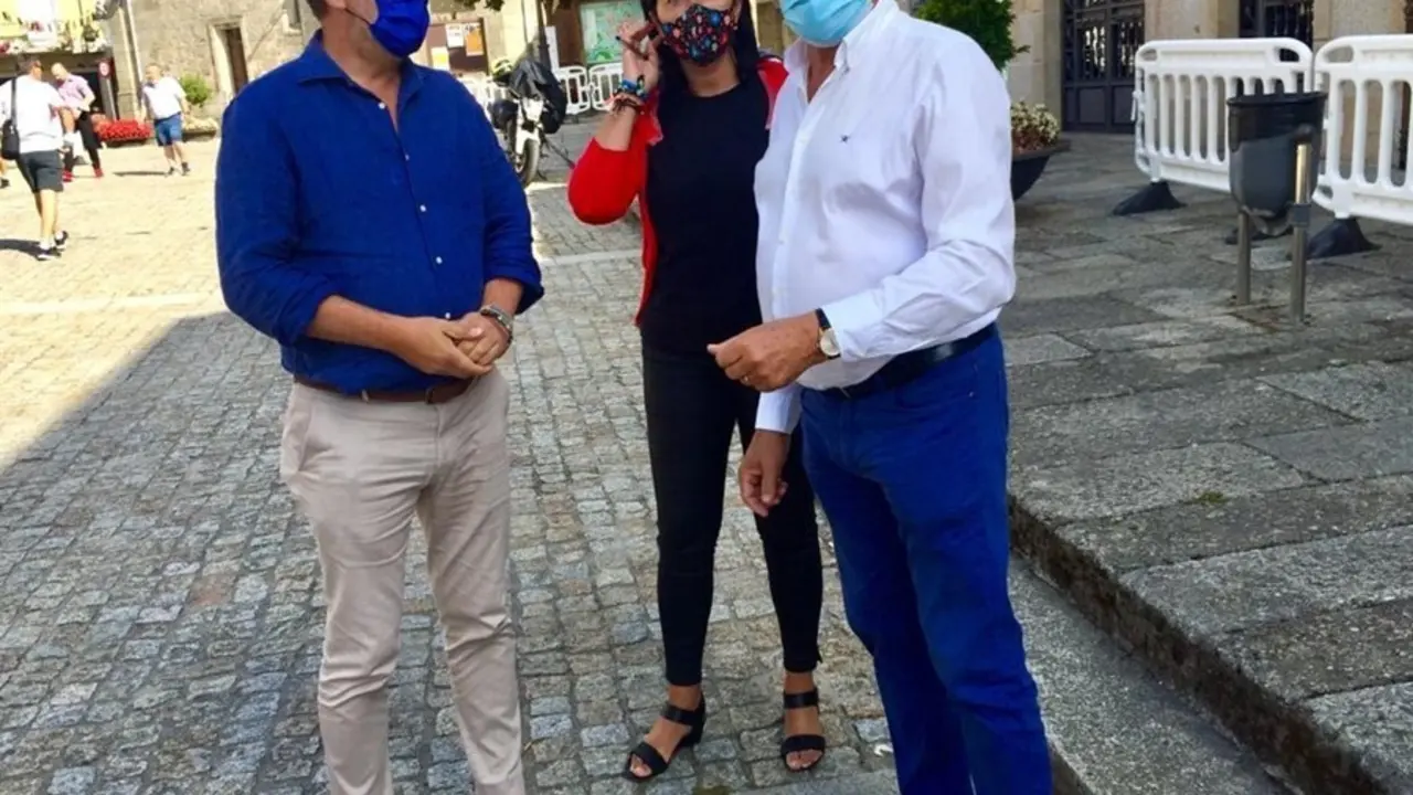 Elena Candia, Jaime de Olano y Manuel Varela (PP)