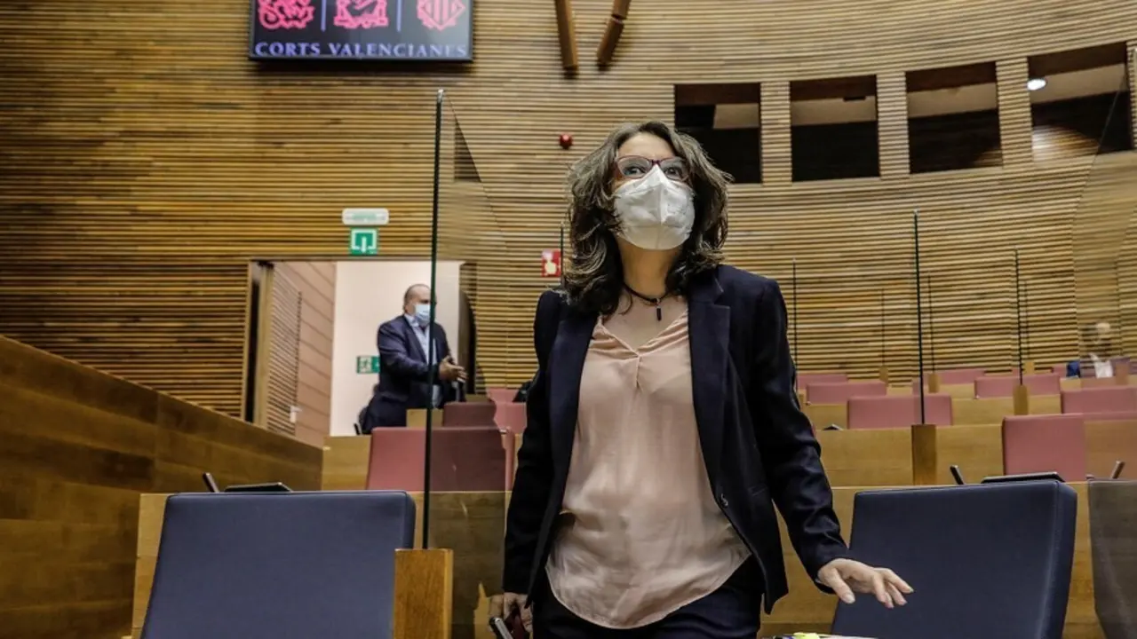 Archivo - La vicepresidenta del Gobierno de la Comunidad Valenciana y consellera de Pol&iacute;ticas de Igualdad, M&oacute;nica Oltra en imagen de archivo