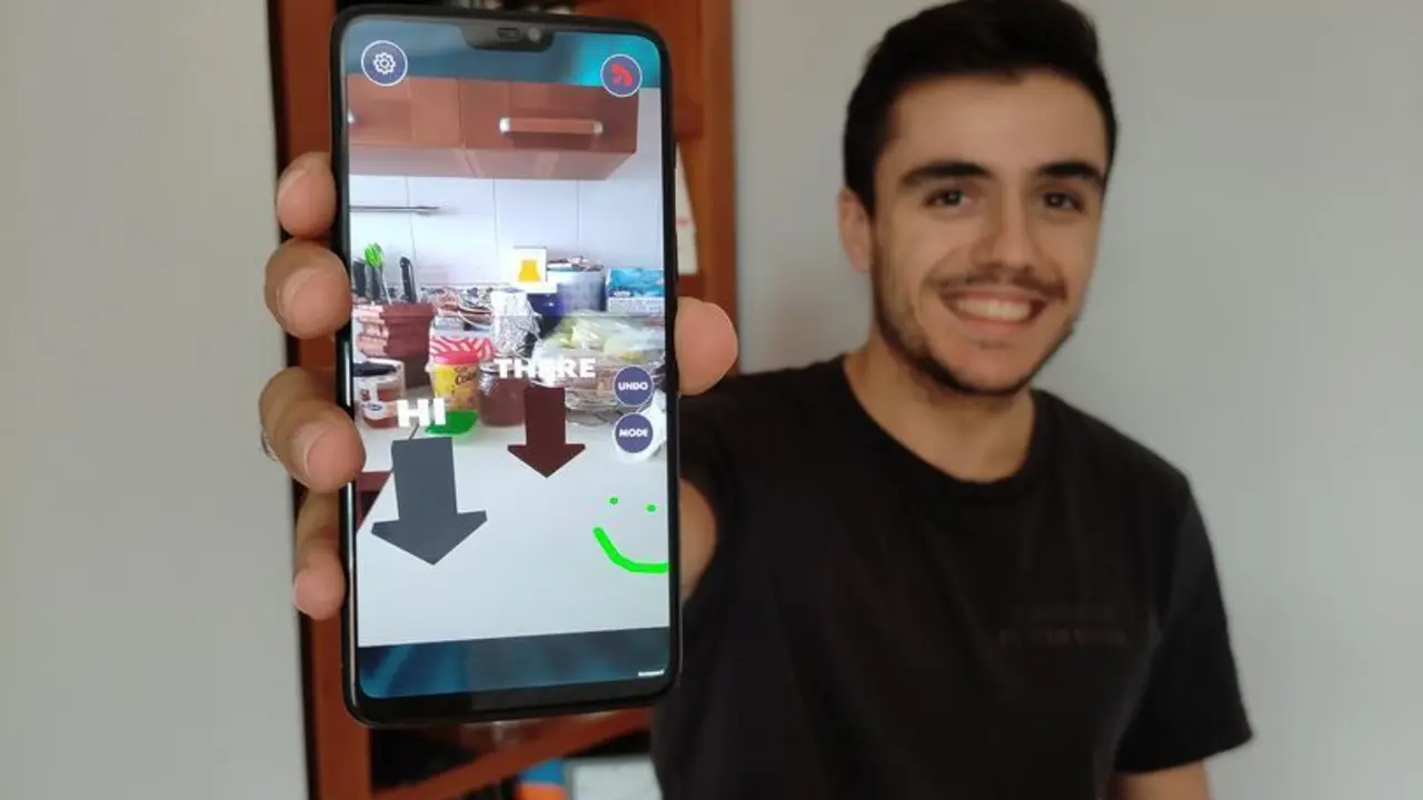 El estudiante de Ingenier&iacute;a Telem&aacute;tica de la UPCT &Aacute;lvaro Hern&aacute;ndez