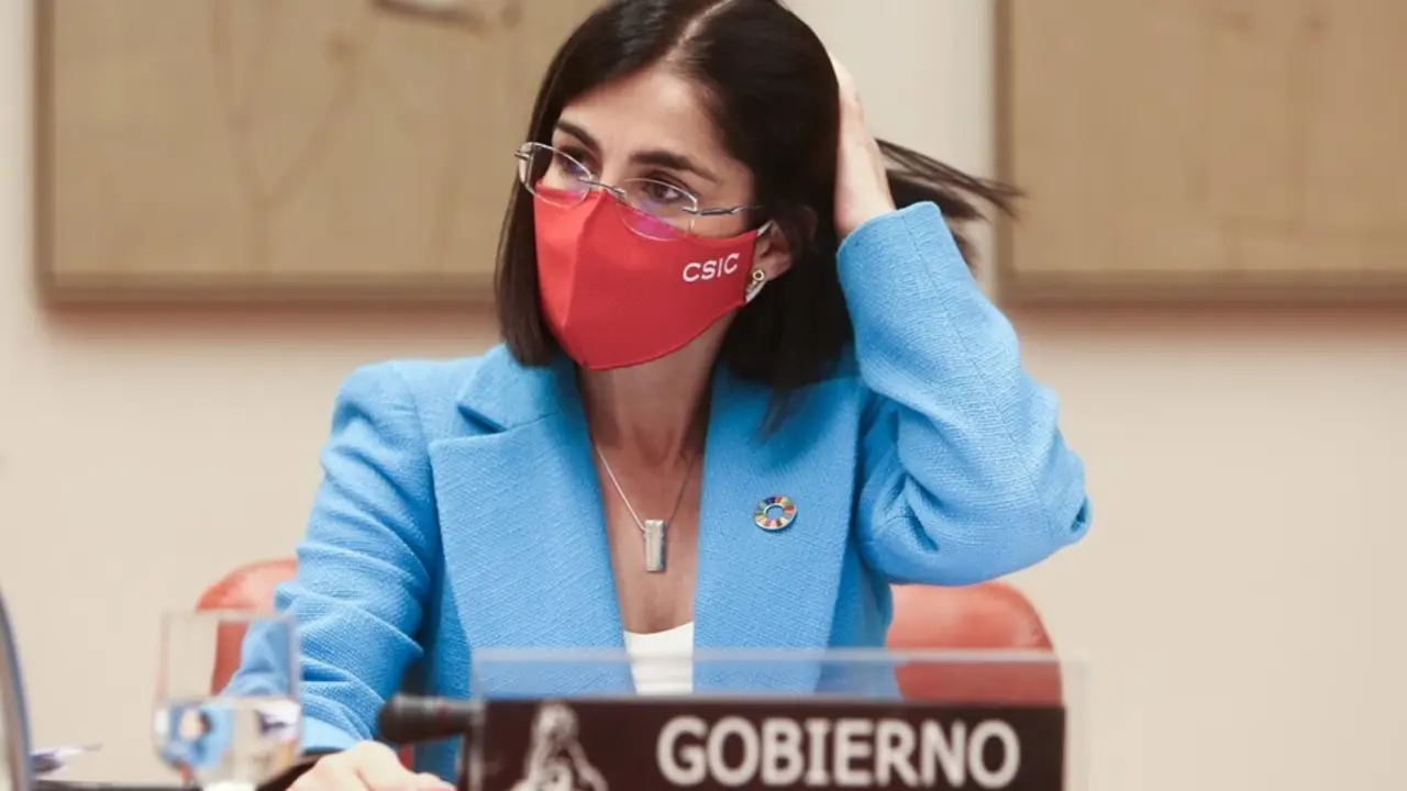 Archivo - La ministra de Sanidad, Carolina Darias