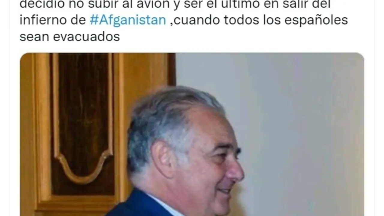La diputada Ana V&aacute;zquez, elogiando al embajador Gabriel Ferr&aacute;n