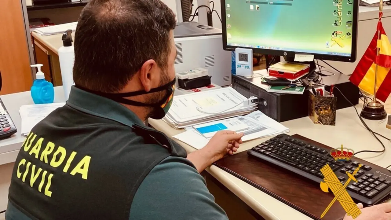 Un agente de la Guardia Civil.