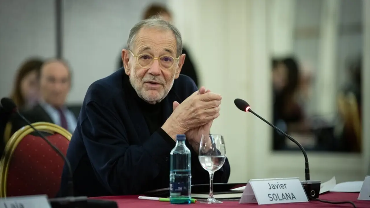 Archivo - El ex secretario general de la OTAN Javier Solana 