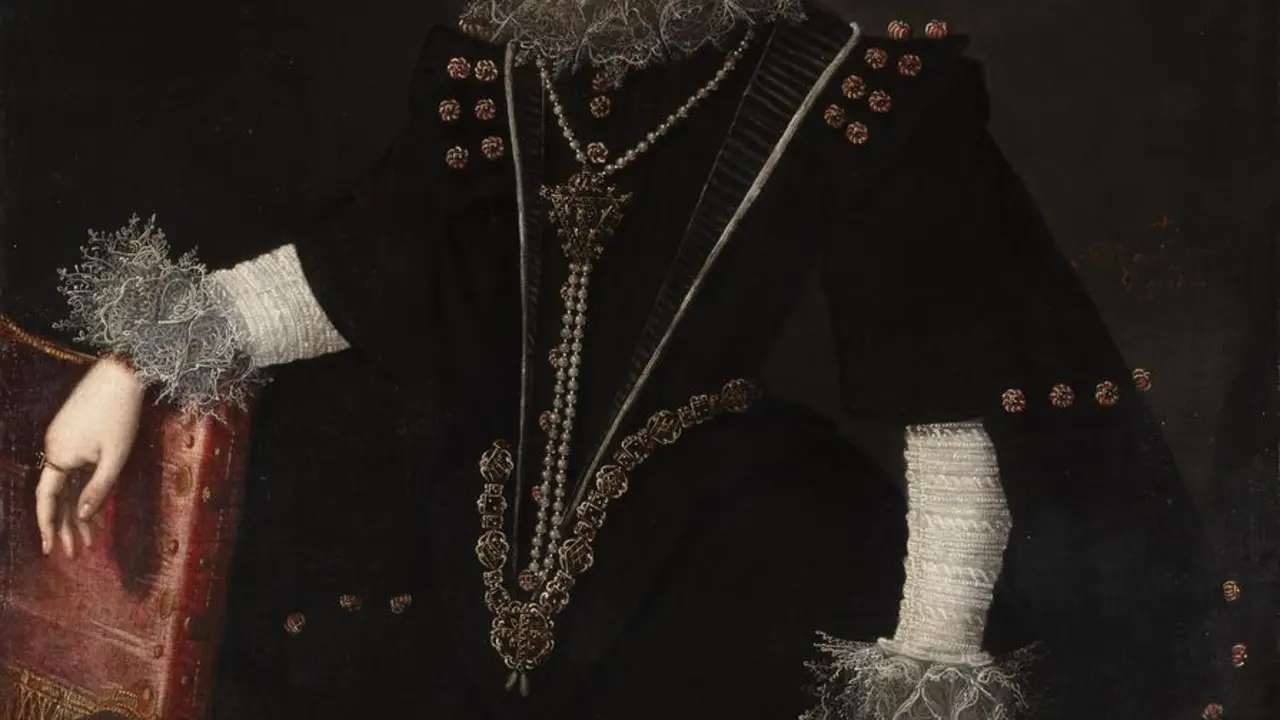 Archivo - Retrato de una dama, de Bartolom&eacute; Gonz&aacute;lez y Serrano.