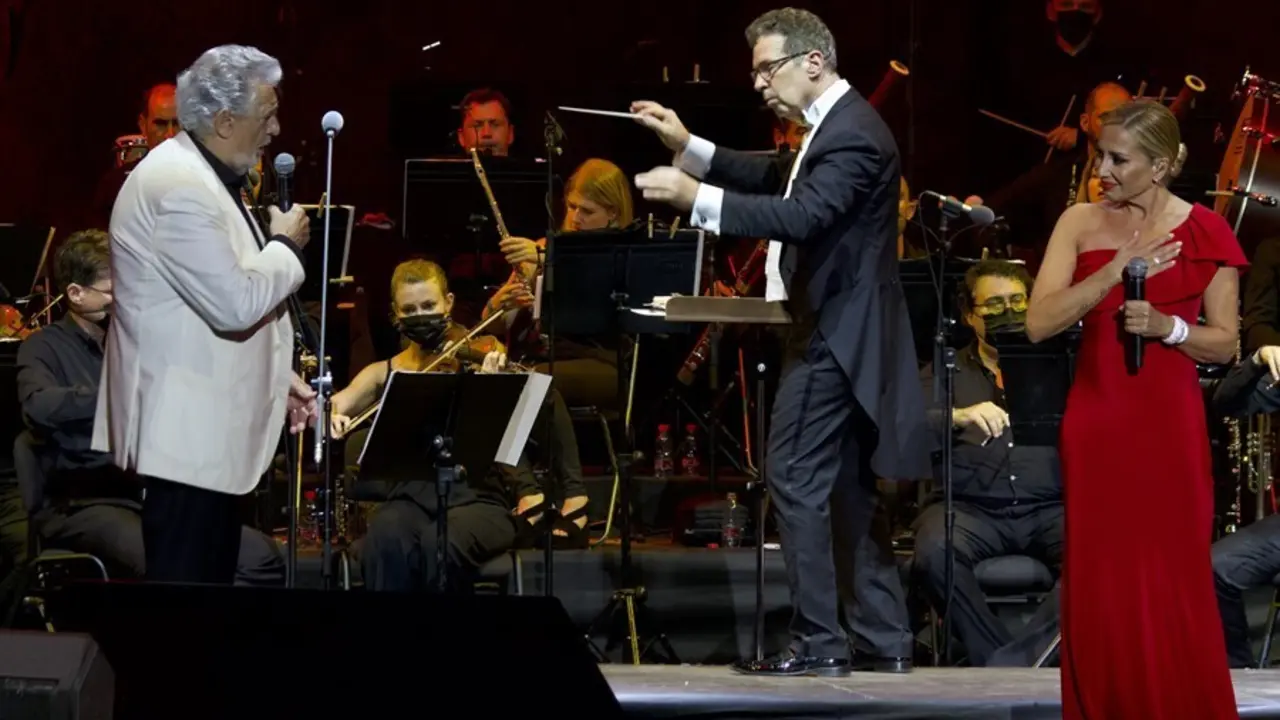 Pl&aacute;cido Domingo cant&oacute; en su reaparici&oacute;n en Starlite con Marta S&aacute;nchez