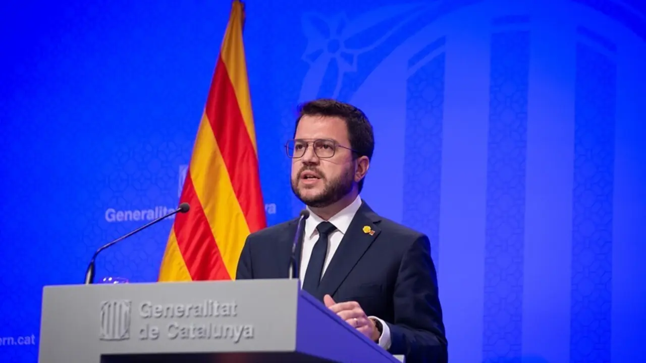 El presidente de la Generalitat, Pere Aragon&egrave;s