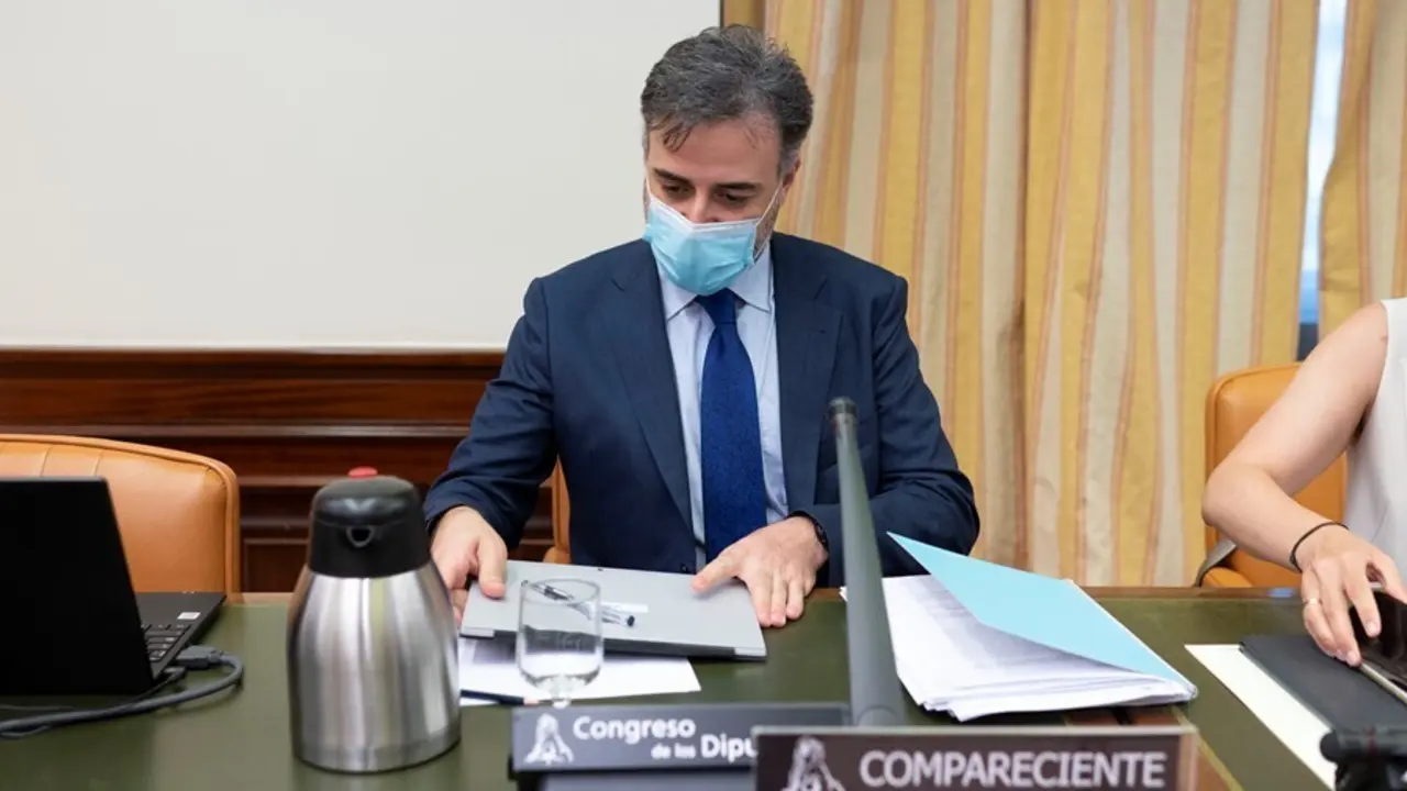 Archivo - El secretario de Estado de Migraciones, Jes&uacute;s Javier Perea