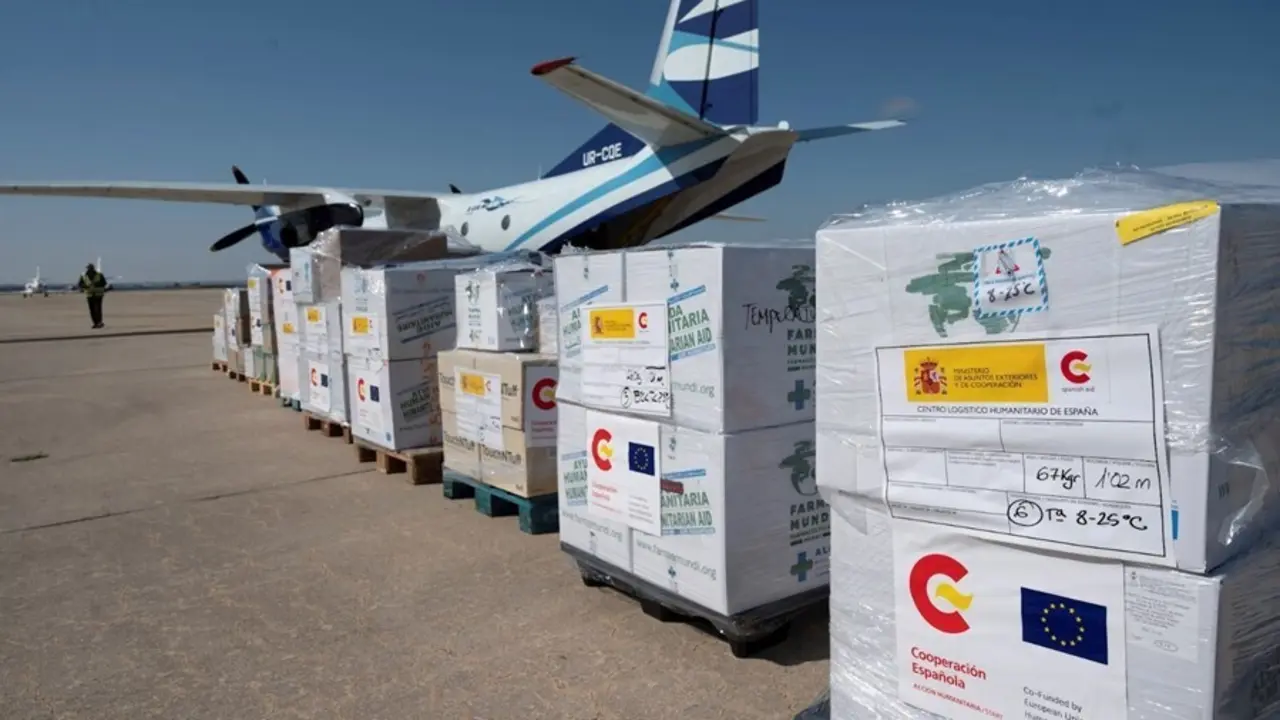 Archivo - Env&iacute;o de ayuda humanitaria por AECID.