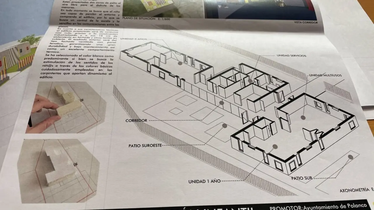 Archivo - Representaci&oacute;n gr&aacute;fica del futuro centro de 0 a 2 a&ntilde;os de Requejada